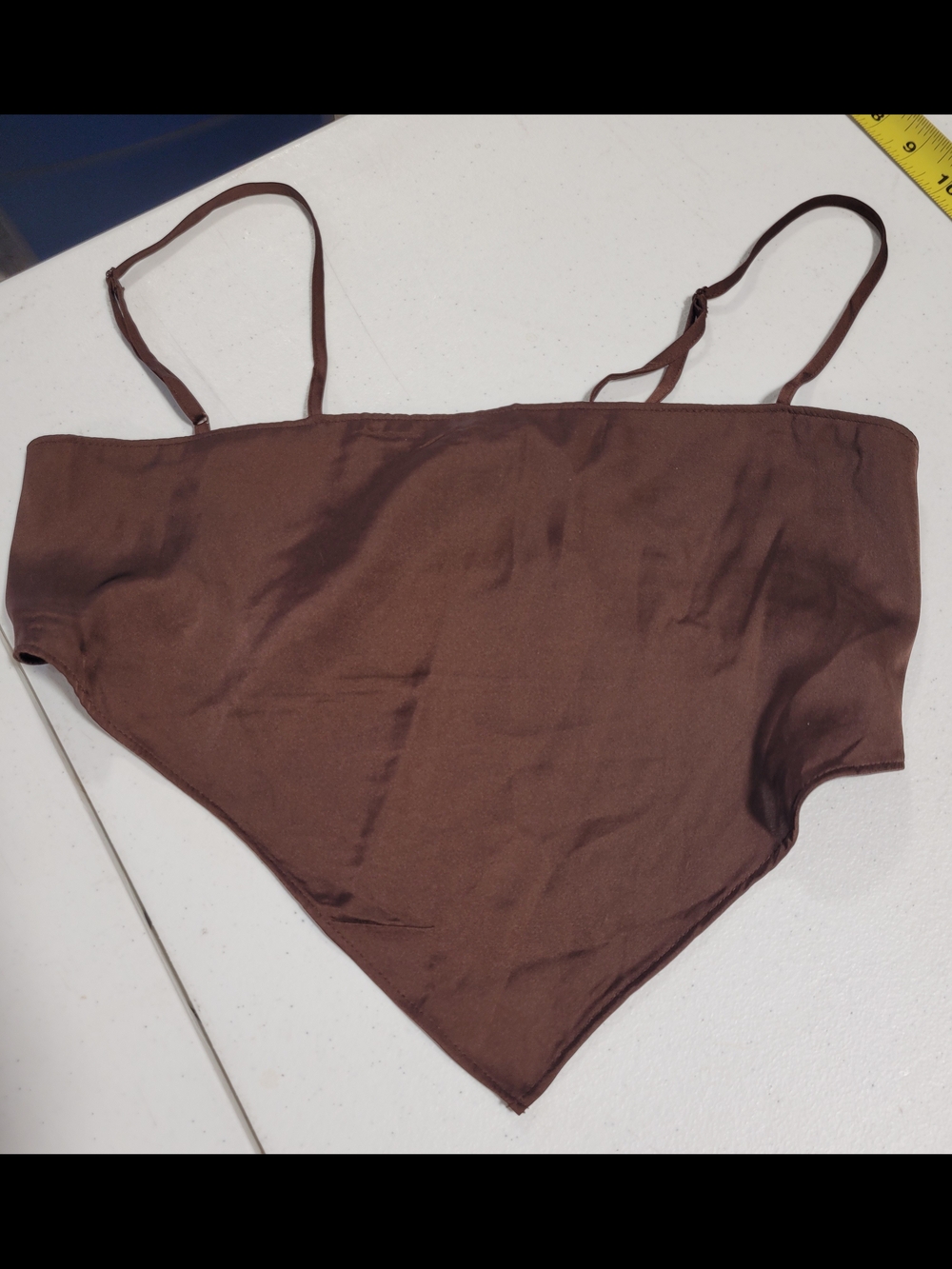 H&M Brown Triangle Bandana Crop Top